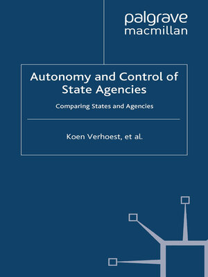 cover image of Autonomy and Control of State Agencies